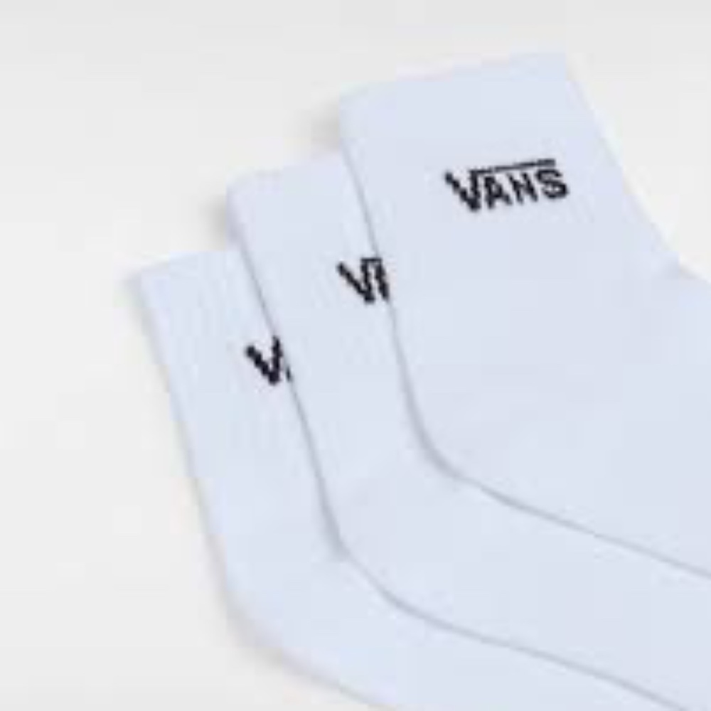 VANS Classic Crew Socks 3-Pack NWOT Size 6.5-9
